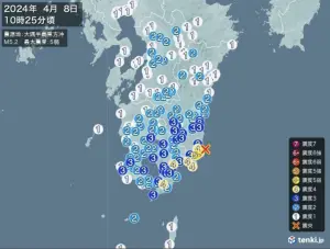 日本又震！宮崎縣外海發生規模5.2地震　當地人：左右搖了10秒
