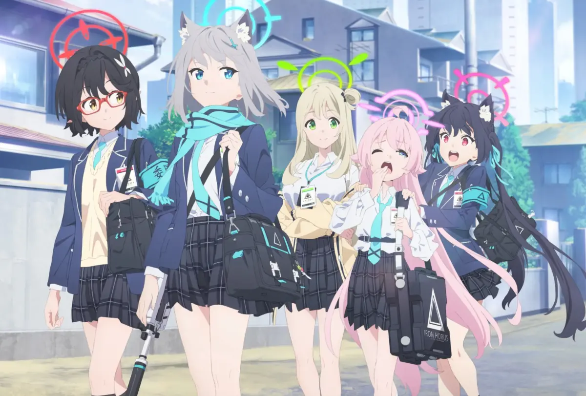 ▲人氣手遊《蔚藍檔案》衍生動畫正式開播，官網昨天湧入大量粉絲，一度塞爆導致出現「小型崩潰」。（圖／《蔚藍檔案 The Animation》官網）