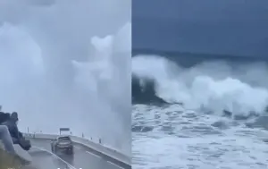 英男海邊漫步遭「颶風尼爾森」巨浪吞噬！遺孀痛訴：沒看到封鎖線
