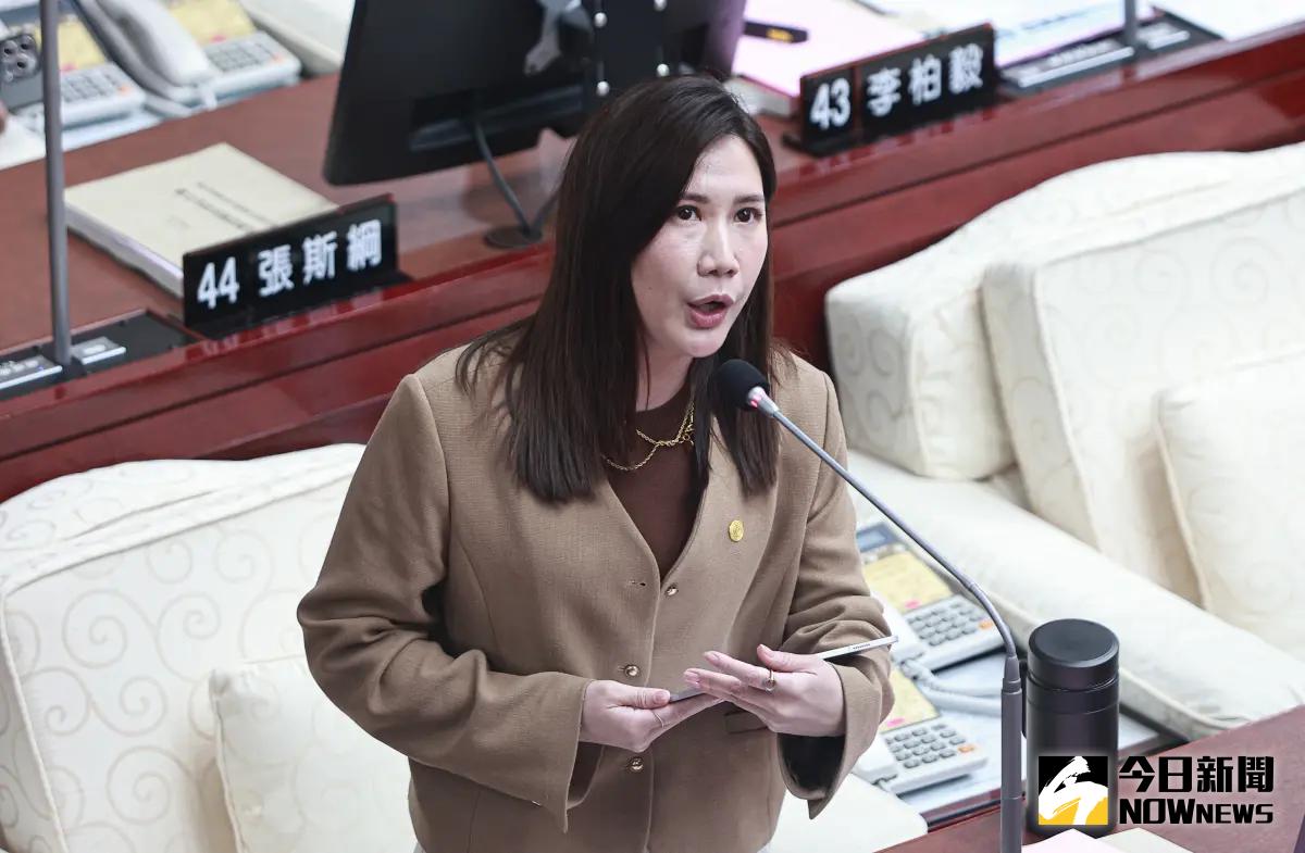 ▲行政院政委林明昕「放鴿子」韓國官員，國民黨台北市議員柳采葳民進黨轉型正義只剩下鬥爭。（圖／記者葉政勳攝）