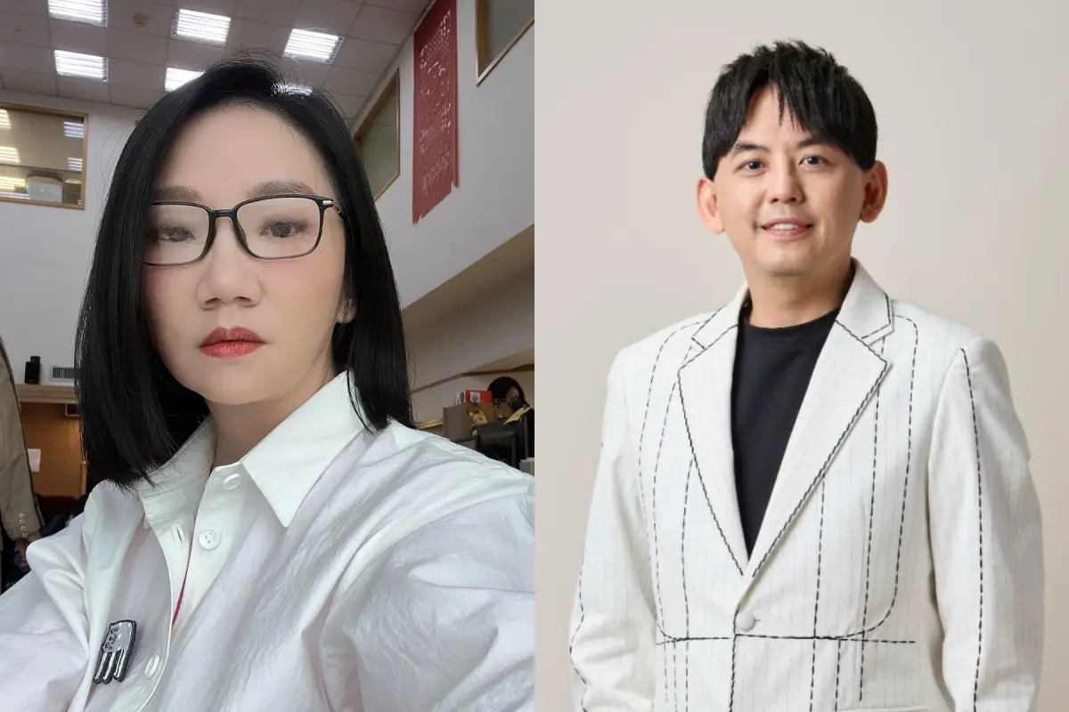 ▲陶晶瑩（左）轟黃子佼行徑「令人髮指」，也替被捲入風波的張小燕喊冤，「他老婆都不知道了。」（圖／陶晶瑩臉書、大鵬傳播提供）