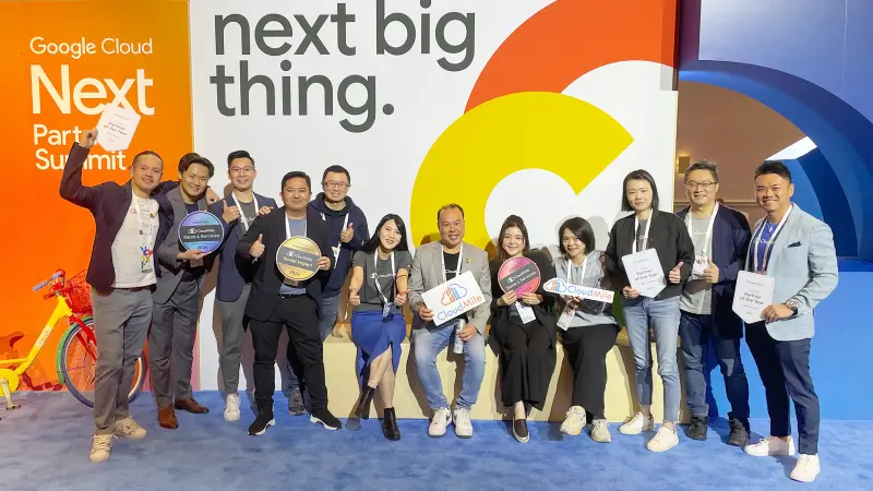 ▲CloudMile萬里雲團隊參與 2024 Google Cloud Next 年度大會，勇奪三大年度最佳合作夥伴殊榮。（圖／品牌提供）