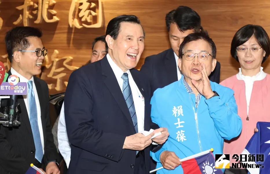 ▲媒體詢問前總統馬英九喊「中華民國」是否是口誤。（圖／記者陳明中攝，2024.04.11）