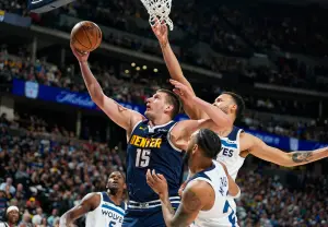 NBA／Nikola Jokic轟41分！金塊116:107灰狼　幾乎已拿下西區第一
