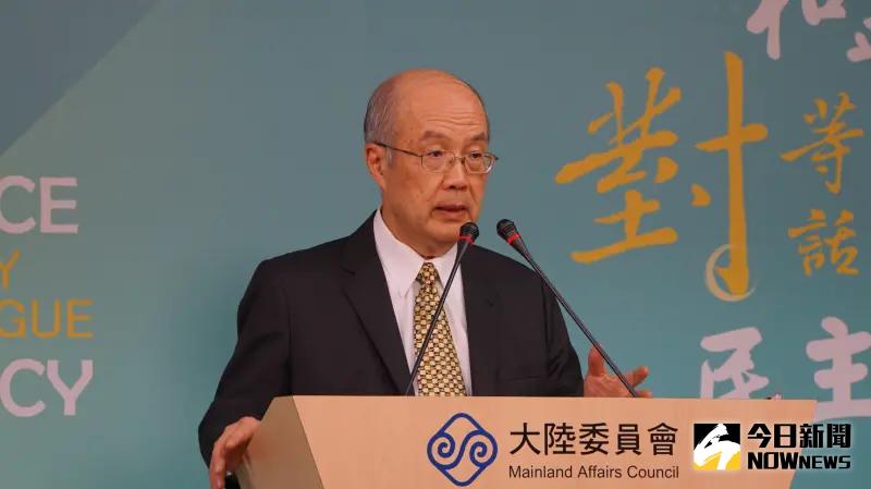 ▲陸委會副主委詹志宏表示，維持台海和平穩定的現狀及「四個堅持」卻始終是台灣人民的最大公約數。（圖／記者呂炯昌攝，2024.04.11）