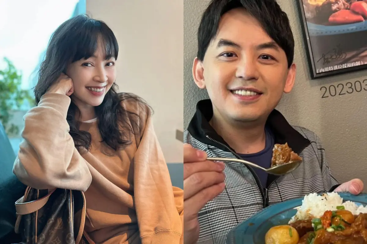 ▲蔡燦得（左）父親不爽黃子佼，見到女兒要同台黃子佼，當著主持人張菲的面，拉走女兒：「有他在我們不錄」。（圖／中視經典綜藝YouTube）