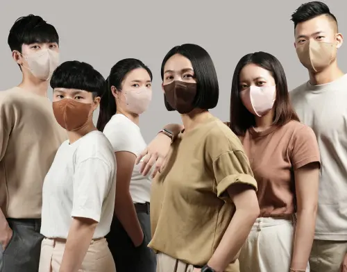 中衛Purely Nude祼度3D口罩登場 倡議不再岐視膚色 ▲中衛Purely Nude祼度3D口罩15日上市,倡議不再岐視膚色,展現美麗膚色多元面貌。( 圖/中衛提供)