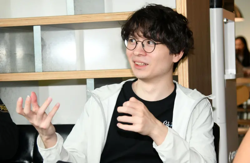 ▲知名實況主「懶貓」蘭先倫表示,VTuber在ACG領域中是很深度的產業,很多看VTuber的粉絲都有接觸ACG。(圖/記者林調遜攝)