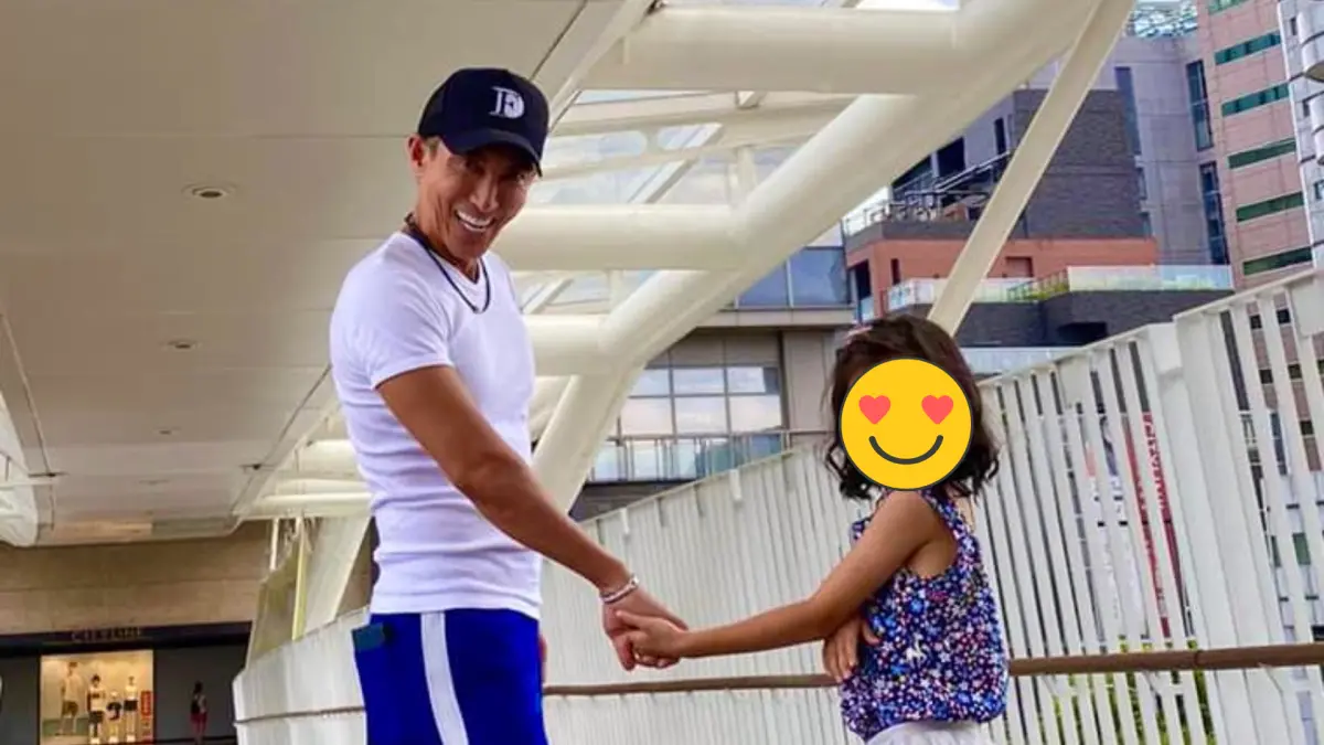 ▲潘若迪發文慶祝女兒11歲生日，沒想到全網歪樓稱讚女兒的逆天長腿。（圖／潘若迪_Funky Dance）