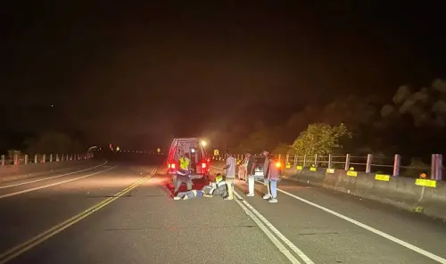 基福公路死亡車禍！62歲男突走至「路中間」　下秒慘遭轎車撞飛亡
