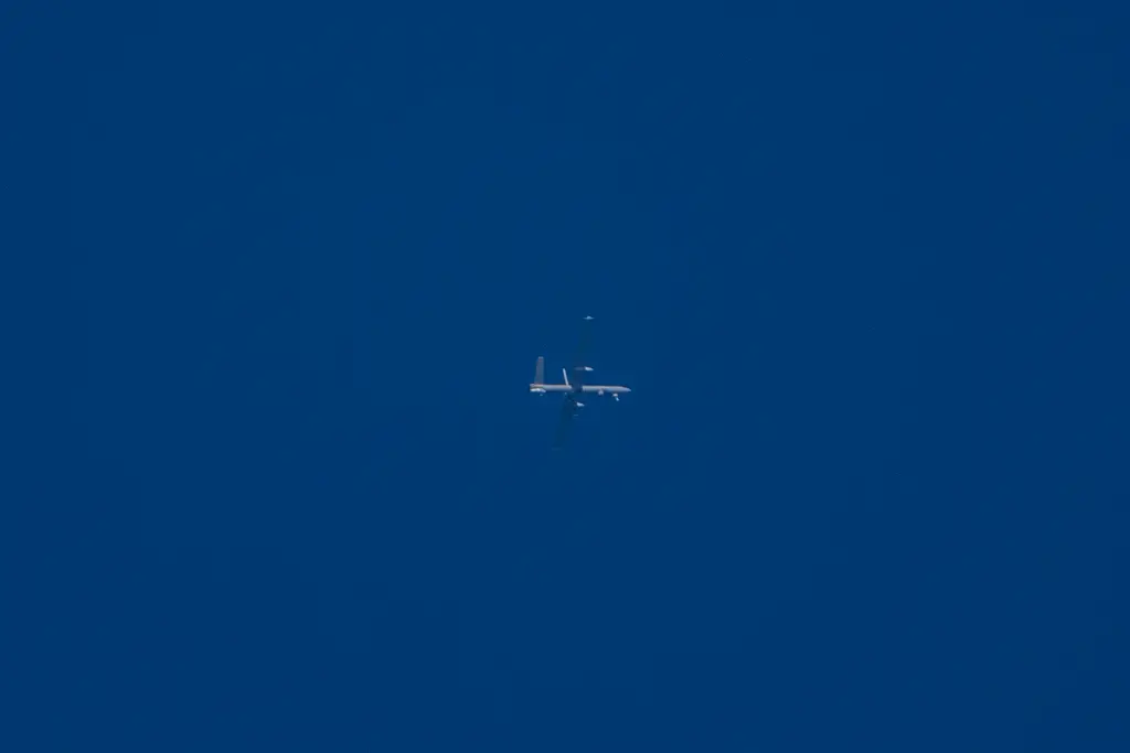 ▲伊朗13日向以色列發動攻擊。圖為以色列無人機。（圖／美聯社／達志影像）