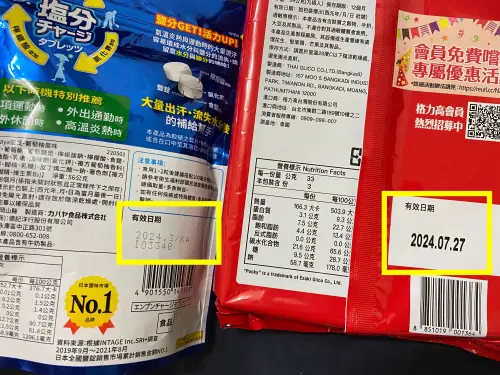 ▲中文「有效期限」表示「市售包裝食品可保持產品價值的最終期限」。（圖／記者蕭涵云攝）