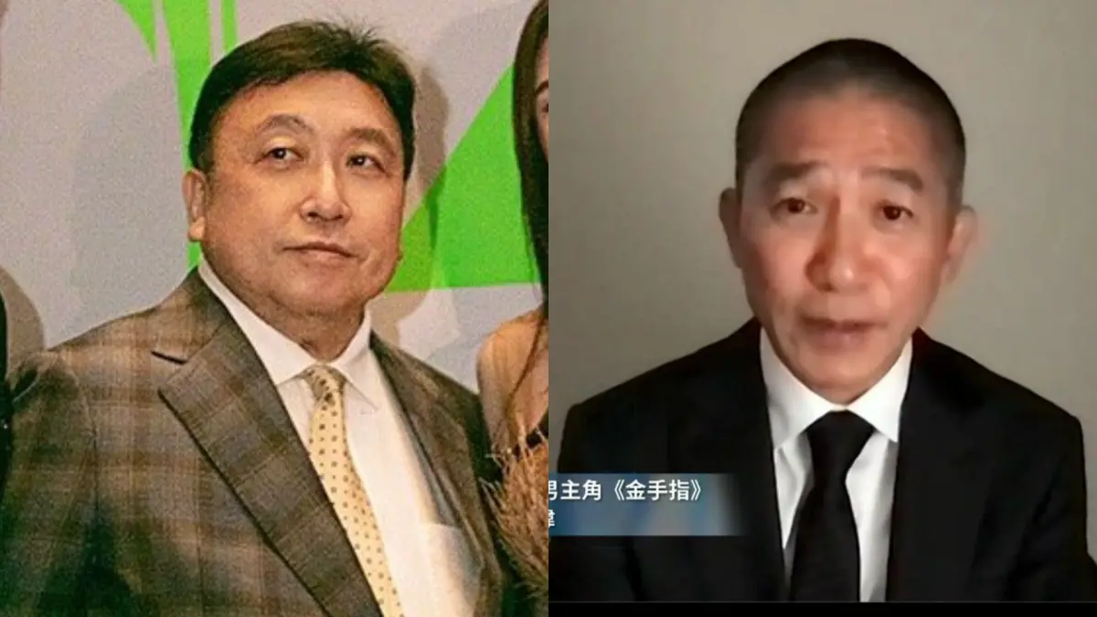 ▲不滿梁朝偉（右圖）奪香港電影金像獎影帝，王晶發長文炮轟：「把機會給年輕一代。」（圖／王晶微博、Viu TV）