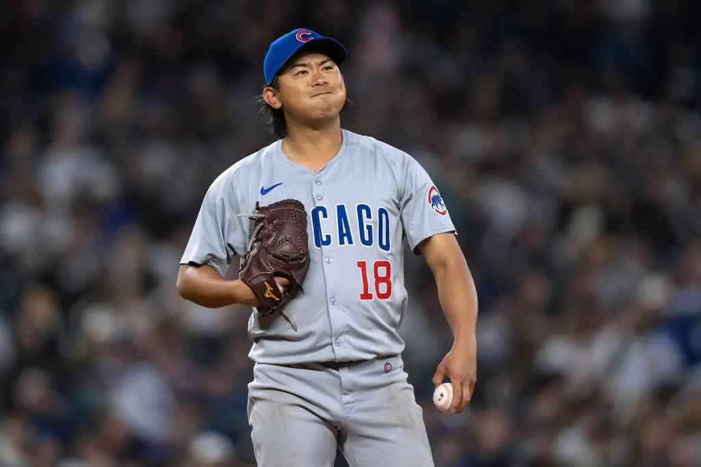 ▲加哥小熊隊日籍先發今永昇太，目前先發3戰「防禦率0」還想再進化，坦言：直球控制還不夠好。（圖／美聯社／達志影像）