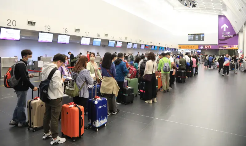 ▲台中機場疫後出入境旅客已明顯增加。（圖／台中市政府提供，2024.04.15）