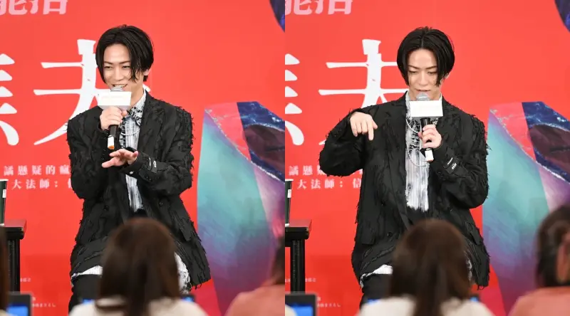 ▲龜梨和也希望記者能美言幾句,讓他能再到台灣工作。(圖/網銀國際影視)