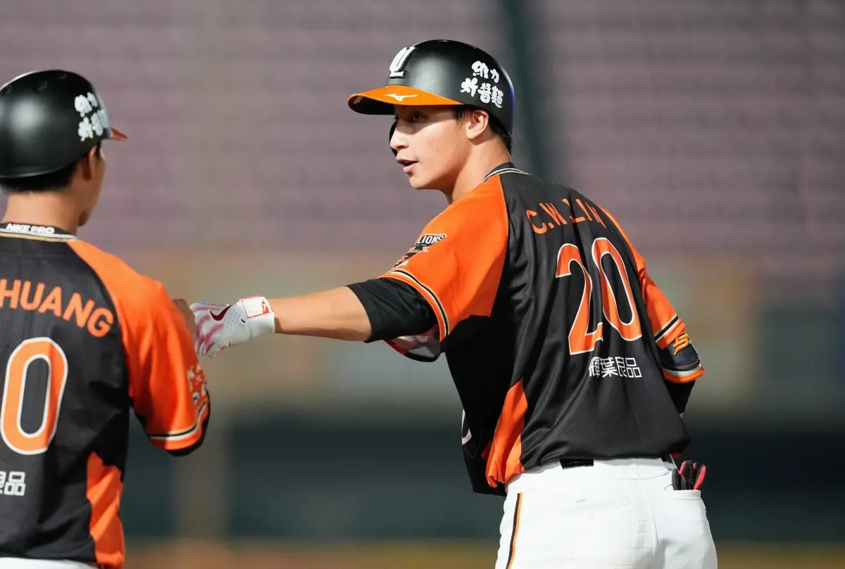 ▲統一獅隊年輕小將林佳緯，單場4安大爆發。（圖／統一獅提供）