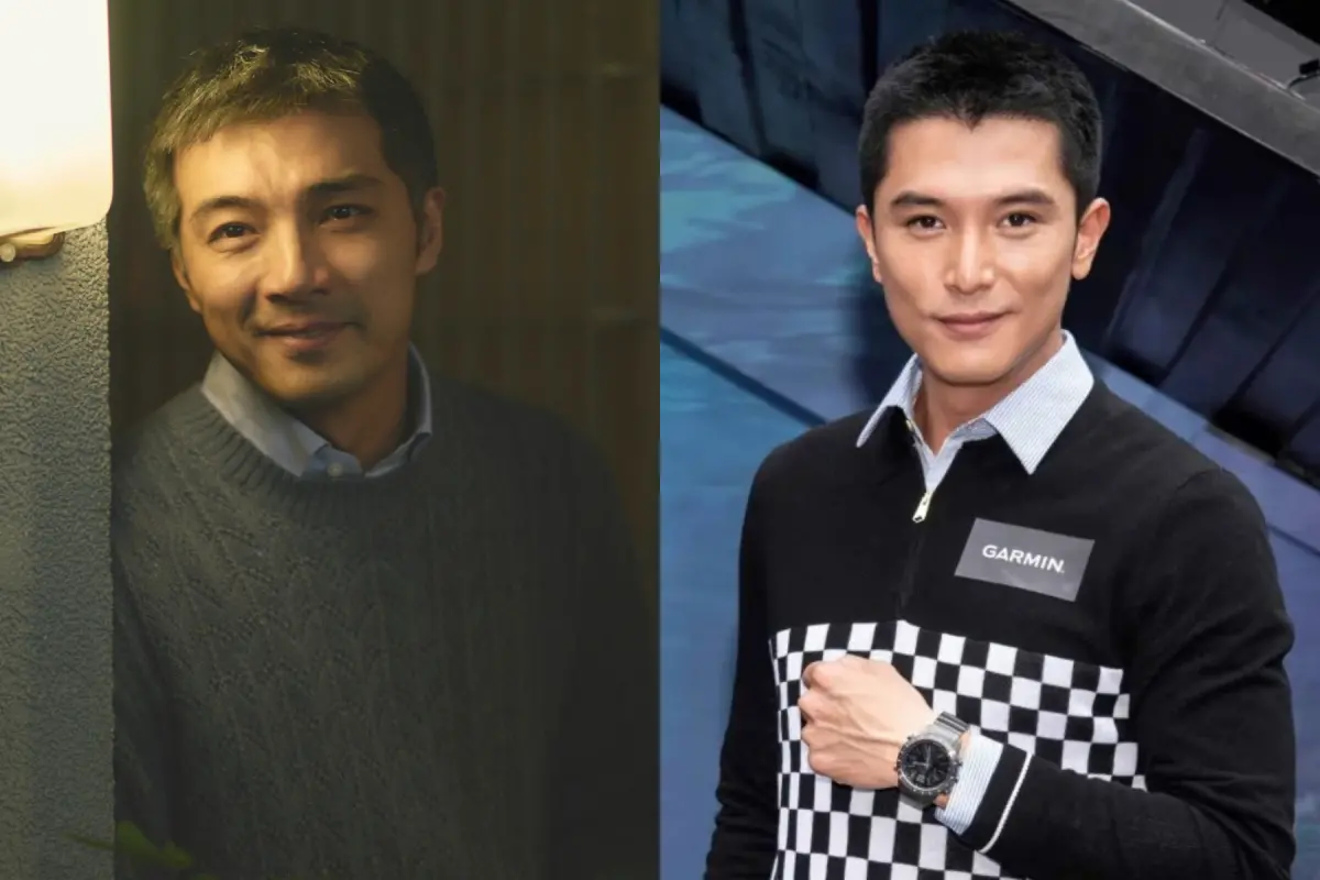 ▲《不夠善良的我們》賀軍翔（左）擺脫花美男形象，有網友做出他的九宮格圖，裡面竟出現邱澤的照片。（圖／不夠善良的我們臉書、Garmin提供）