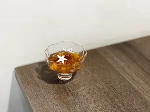 全台唯一必比登冰淇淋!台中MINIMAL春季菜單:-196℃起吃7種溫度 ▲「0℃ 枇杷/西洋梨」前段甜感較重、後段吃得到水果發酵風味。(圖/記者蕭涵云攝)