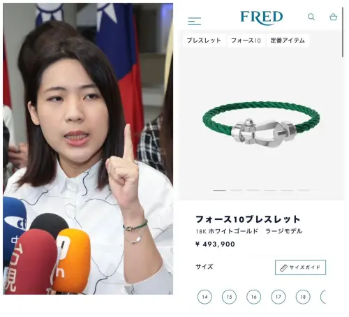 ▲FRED 綠色手環（圖／翻攝自台北松信資深綠吱臉書）