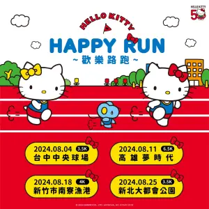 路跑／「Hello Kitty路跑」台中場本週日將開跑！活動資訊懶人包
