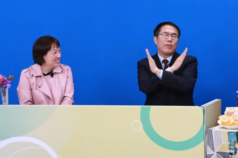 ▲被問及2026卸任下一步,黃偉哲直呼別急,現階段就是把市長做好。(圖/記者吳翊緁攝,2024.04.11)