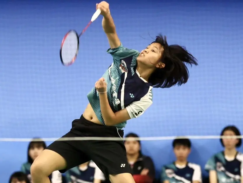 ▲臺北市中山國中江品萱在4強壓軸第5點臨危不亂，逆轉勝雲林東南國中蔡昀靜。（圖／臺北市政府教育局提供）