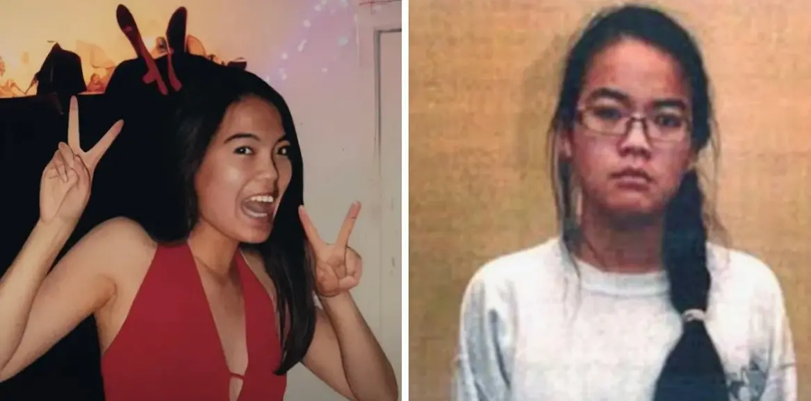 ▲2020年加拿大一宗越南華裔少女弒親案，父母最終一死一重傷。左圖與右圖均為同一位犯案兇手。（圖／翻攝自紀錄片花絮）