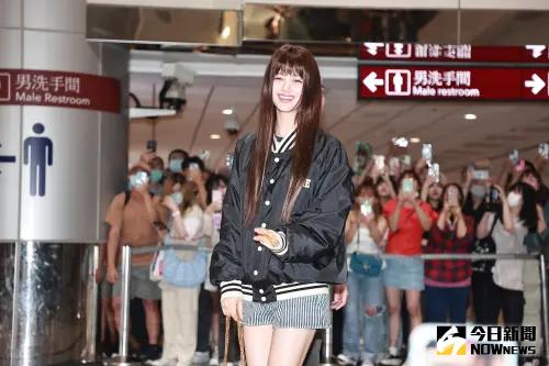 ▲NewJeans成員Danielle為CELINE來台。(圖/記者葉政勳攝) ▲NewJeans成員Danielle為CELINE來台。(圖/記者葉政勳攝)