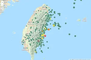 ▲2022年台灣地區則有836起地震、184「顯著有感地震」、652「小區域地震」。（圖／中央氣象署）