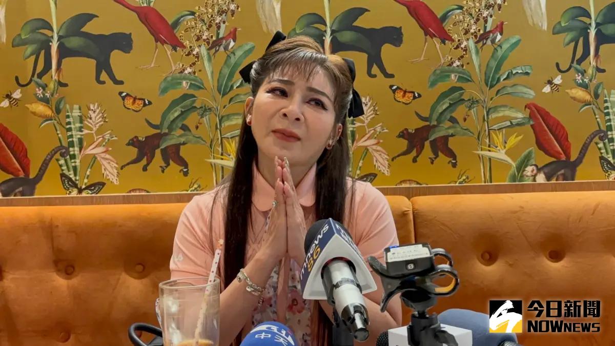 ▲王彩樺心疼「女兒」孟耿如因為黃子佼被罵翻，認為黃子佼要自己去負責，並拜託外界筆下留情，別再波及無辜。（圖／記者詹鎰睿攝影）