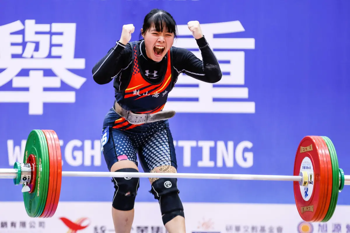 ▲高雄市鼓山高中曾靖淳在全中運高女64公斤級拿下金牌，生日收下最值得慶賀的禮物。（圖／全中運提供）