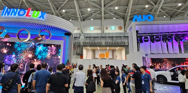 ▲Touch Taiwan今（24）日至26日登場，今年集結10國家312家指標廠商，使用882個攤位，聚焦智慧座艙、Micro LED、AI商機。（圖／記者許家禎攝，2024.4.24）