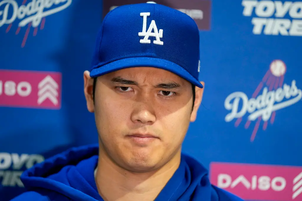▲洛杉磯道奇球星大谷翔平首度迎戰MLB季後賽，球迷都等著看。（圖／美聯社／達志影像）