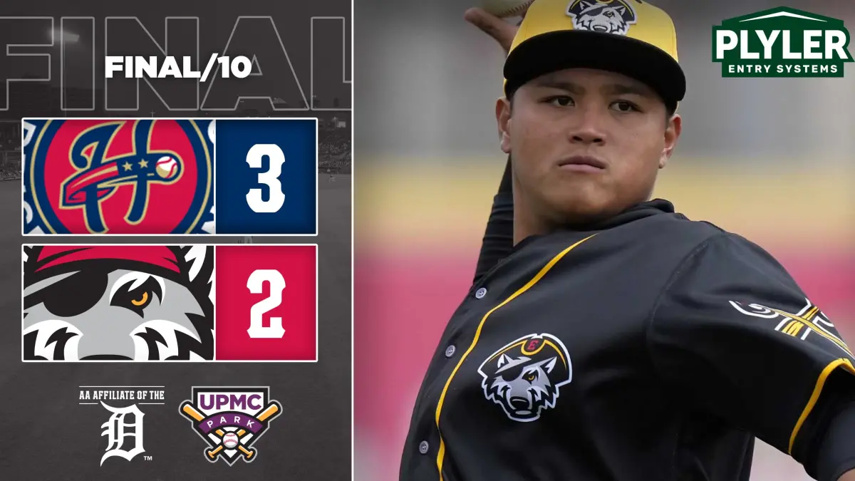 ▲效力老虎隊2A的旅美台將李灝宇，繳出單場3安猛打賞表現，包辦全隊打點。（圖／翻攝自Erie SeaWolves社群平台 X）