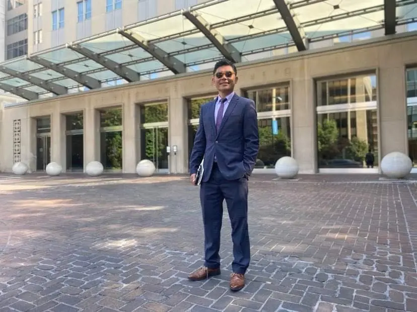 ▲許毓仁在科技治理、公共政策和國際合作上有豐富經驗，並被延攬進入華府智庫哈德遜研究所。（圖／翻攝許毓仁臉書）