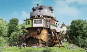 ▲「吉卜力公園」將高達20公尺的宮崎駿動畫中「霍爾城堡」，搬到現實世界。（圖／Klook提供）