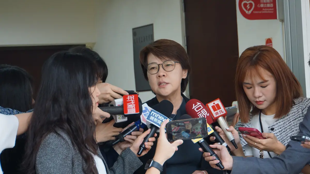 ▲民眾黨立委黃珊珊表示，兩岸交流是好事，但須有長久穩定管道。（圖／記者呂炯昌攝）