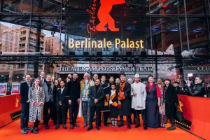 ▲《香巴拉》入圍2024年柏林影展，杜篤之團隊親臨現場共享榮耀。（圖／聲色盒子）