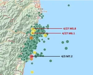 花蓮頻地震「能量釋放」阻7級強震？美地質學者曝驚人能量潛規則
