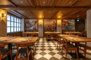 ▲「Reale Cucina Italiana」義式餐廳空間裝潢相當講究。（圖／Reale提供）