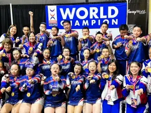 台灣拿下世界冠軍！2024年啦啦隊世錦賽　中華隊競技啦啦隊奪金牌
