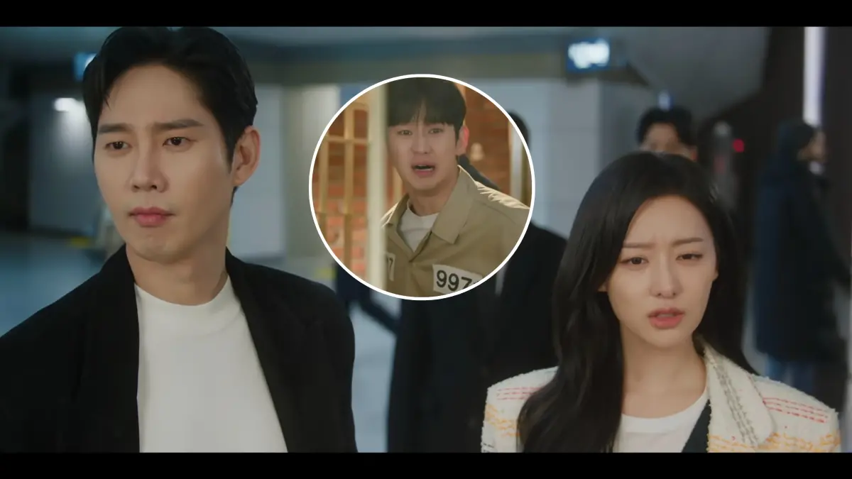 ▲《淚之女王》第15集中，尹殷盛（朴成焄 飾）竄改洪海仁（金智媛 飾）的記憶，直指白賢祐（金秀賢 飾）外遇有小三。（圖／翻攝Netflix）
