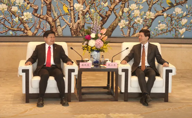 ▲國民黨團與北京市政協主席見面會談。（圖／傅辦提供）