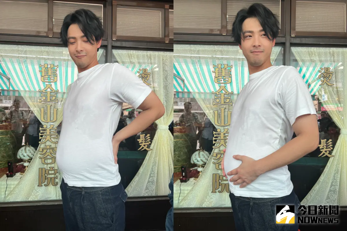 ▲連晨翔3個月內暴肥21公斤，第1次看不到自己的腳趾頭。（圖／記者羅凌筠攝）