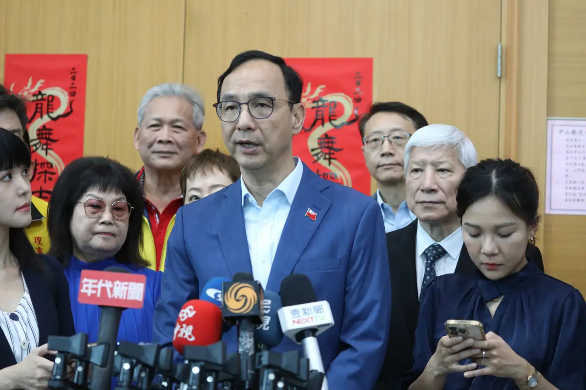 ▲國民黨主席朱立倫受訪時依舊感嘆，每天都在發生民進黨及所屬的網軍攻擊在野黨立委，希望準總統賴清德制止歪風。（圖／國民黨提供）