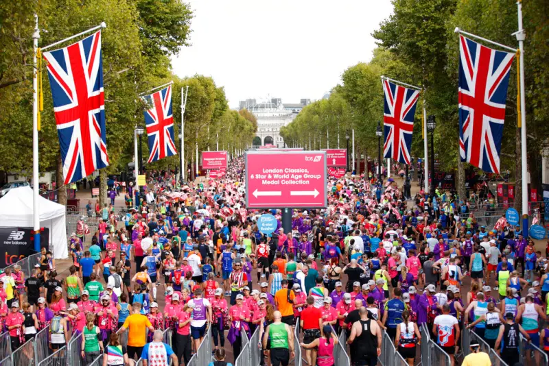 ▲全球掀起路跑熱！倫敦馬拉松報名超越84萬人，刷新世界紀錄。（圖／美聯社／達志影像）