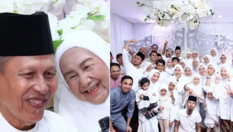 ▲馬來西亞一名78歲寡婦在丈夫去世42年後，再次遇到愛情並結婚。（圖／翻攝自臉書）
