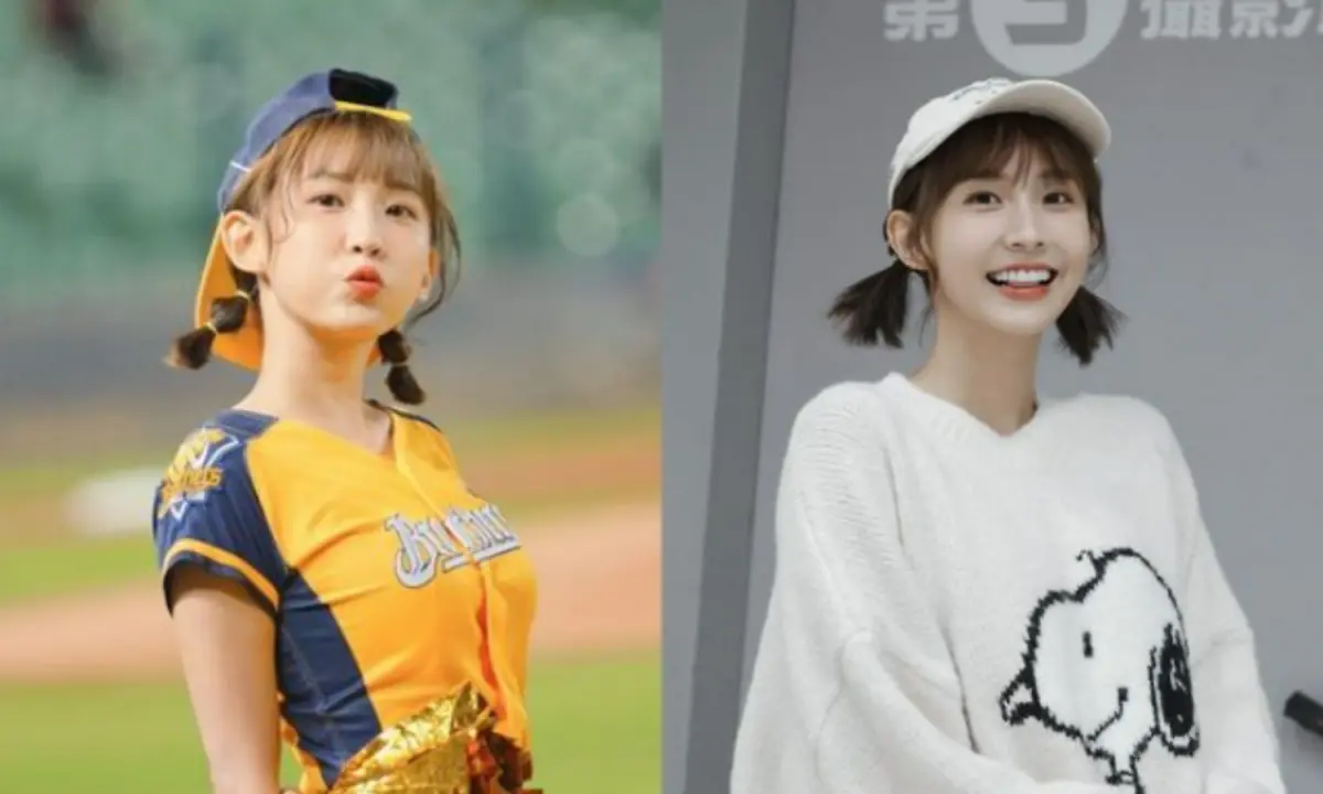 ▲粿粿招牌「瀏海」是啦啦隊時期的經典髮型。（圖／翻攝粿粿IG）