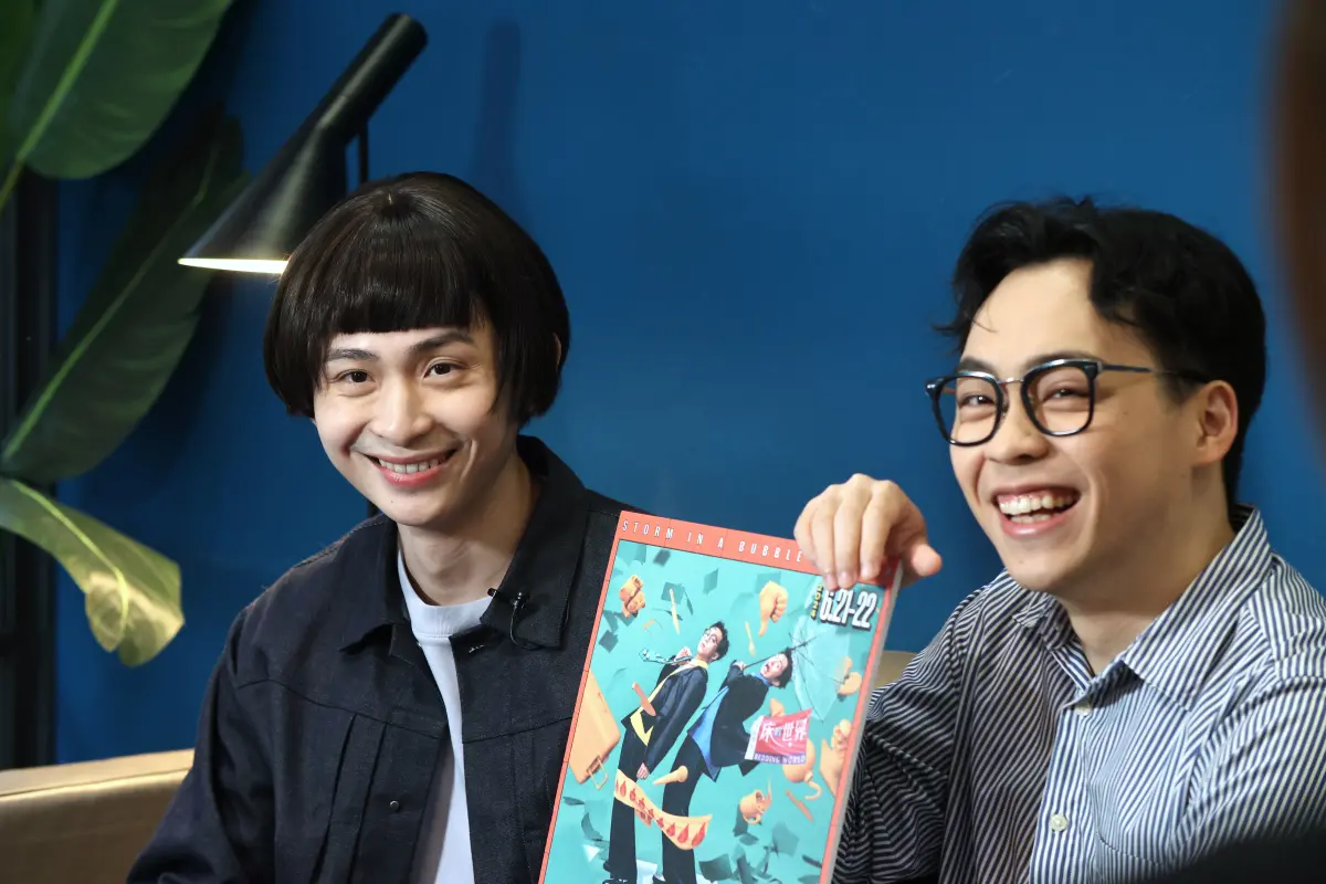 ▲賀瓏（右）與薩泰爾解約前曾在節目上分享他與老闆博恩（左）的關係，認為兩人比起朋友更像是夥伴、戰友，賀瓏也坦言自己是需要公司的人，很難獨立打拚。（圖／NOWNEWS資料照）